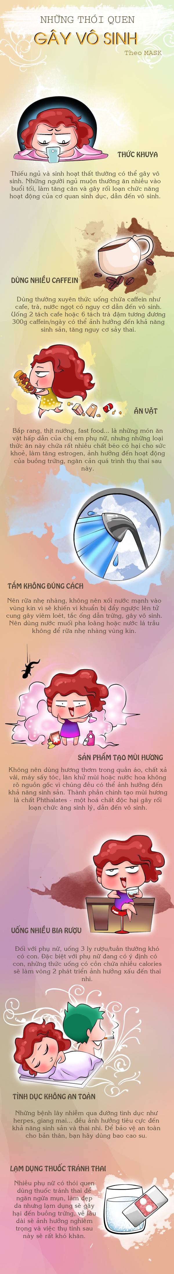  Mắc chứng vô sinh vì những thói xấu "không ai ngờ" 